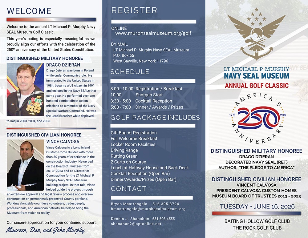 2026 Murph Museum Golf Classic Brochure